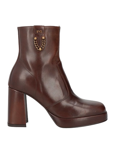 NERO GIARDINI Ankle boot Chocolate brown Leather