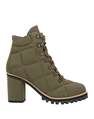 LE SILLA Ankle boot Military green Textile fibers