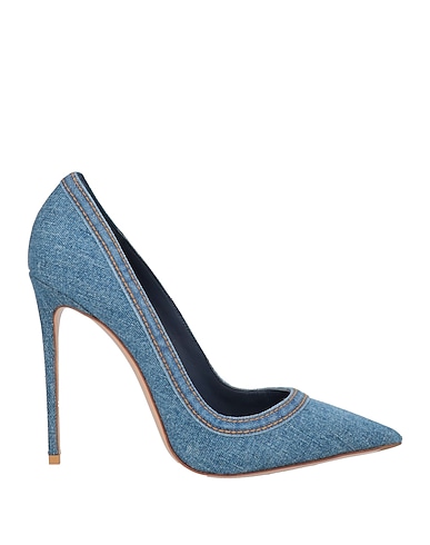 LE SILLA Pump Blue Textile fibers