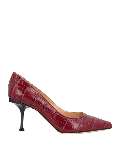 SERGIO ROSSI Pump Burgundy Leather