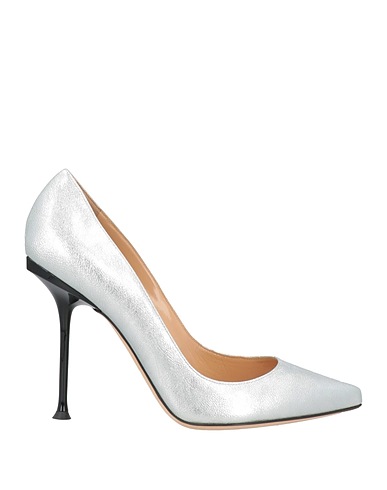 SERGIO ROSSI Pump Silver Leather