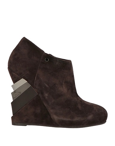 LE SILLA Ankle boot Dark brown Leather