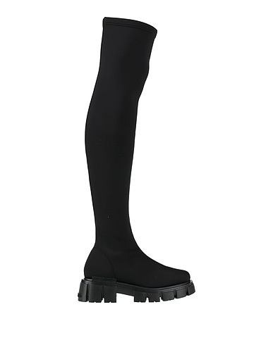 LOVE MOSCHINO Boots Black Textile fibers