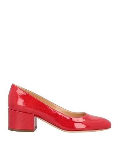 SERGIO ROSSI Pump Red Leather