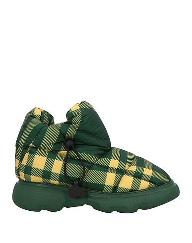 BURBERRY Ankle boot Green Textile fibers