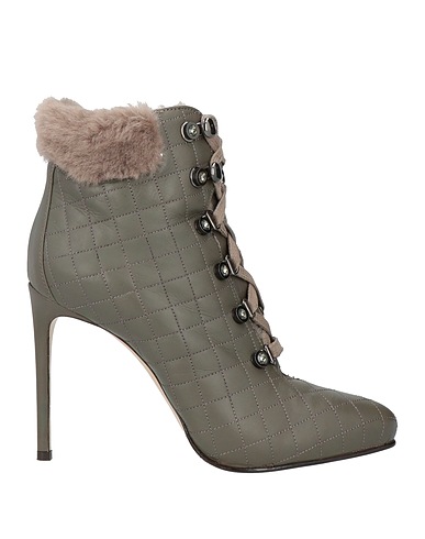 LE SILLA Ankle boot Grey Leather