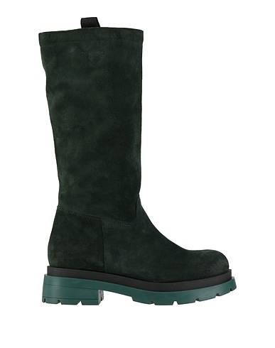 LOLA PERES Stiefel Dunkelgrün Leder