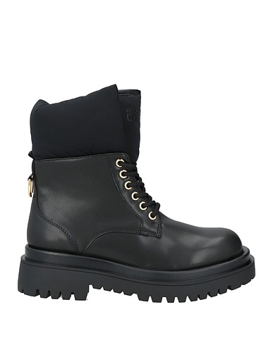 VERSACE JEANS COUTURE Ankle boot Black Polyurethane, Nylon