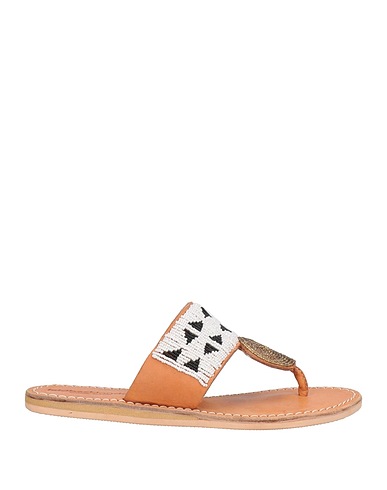 LAIDBACK LONDON Flip flops Tan Leather