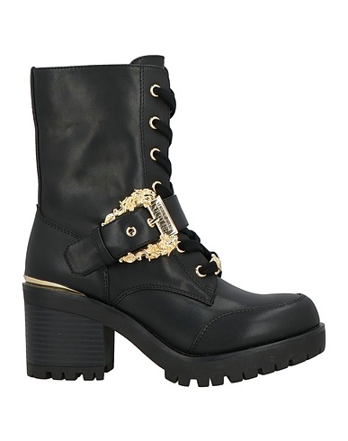 VERSACE JEANS COUTURE Ankle boot Black Polyurethane