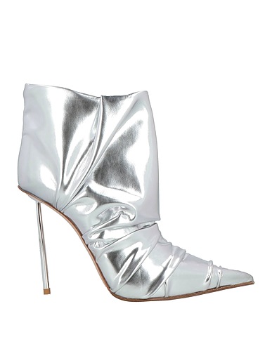 LE SILLA Ankle boot Silver Rubber