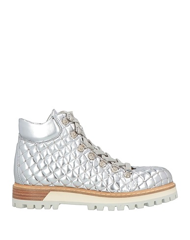 LE SILLA Stiefelette Silber Gewebefasern