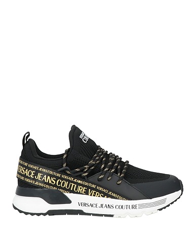 VERSACE JEANS COUTURE Sneakers Black Textile fibers