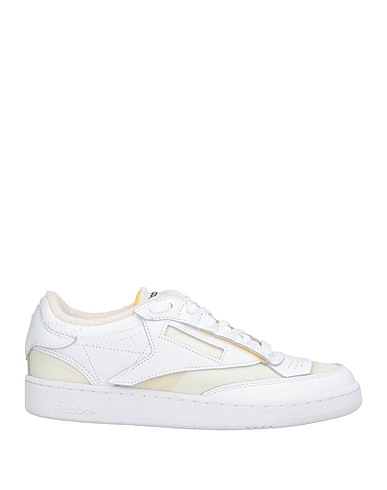 MAISON MARGIELA x REEBOK Sneakers White Leather, Textile fibers