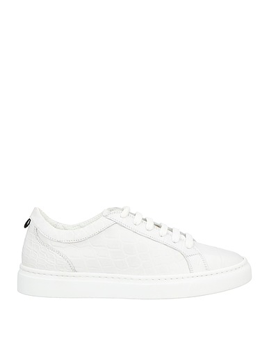 KITON Sneakers Bianco Pelle
