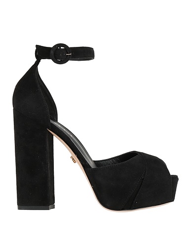 LE SILLA Sandals Black Leather