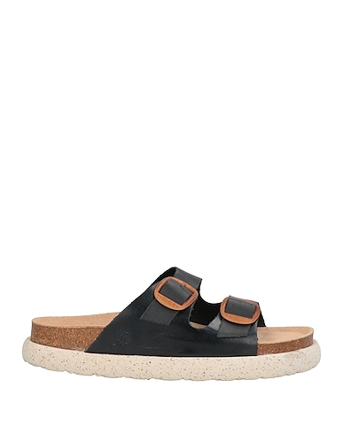 YOKONO Sandals Black Cowhide