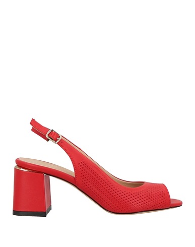 CERRUTI 1881 Sandals Red Cow leather