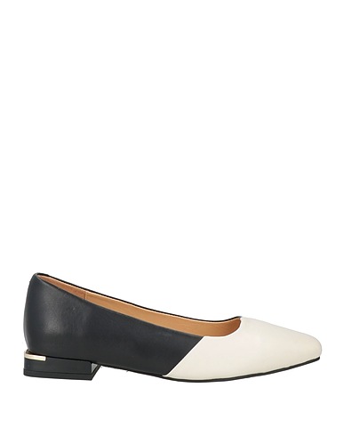 CERRUTI 1881 Ballet flats Off white 100% Calfskin