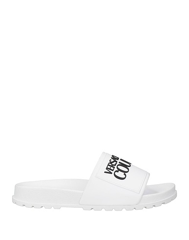 VERSACE JEANS COUTURE Sandals White Rubber