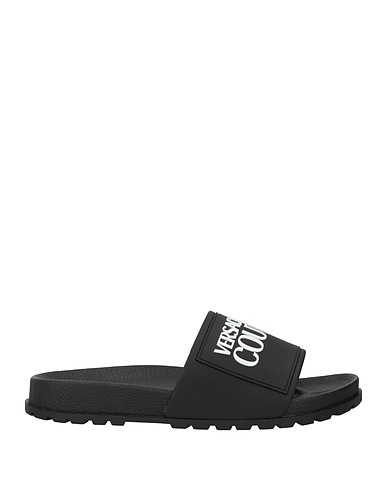 VERSACE JEANS COUTURE Sandals Black Rubber