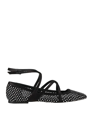 JIMMY CHOO Ballet flats Black Textile fibers