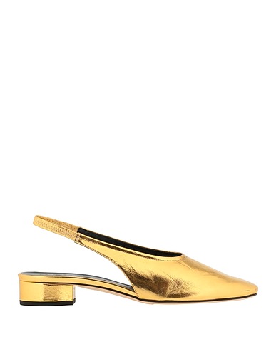 AEYDE Pump Gold Leather