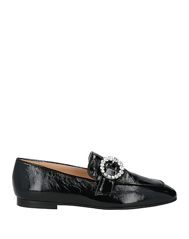 FABIO RUSCONI Loafers Black Leather