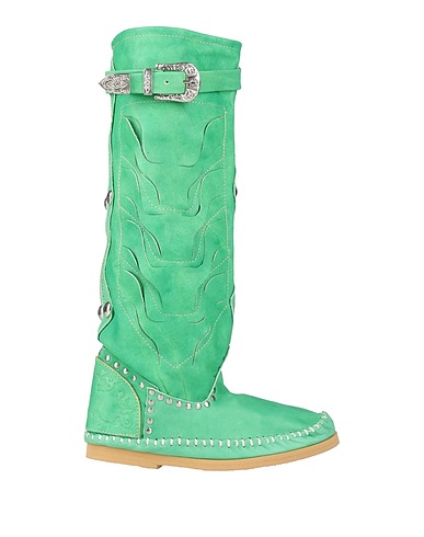 LdiR Boots Green Leather