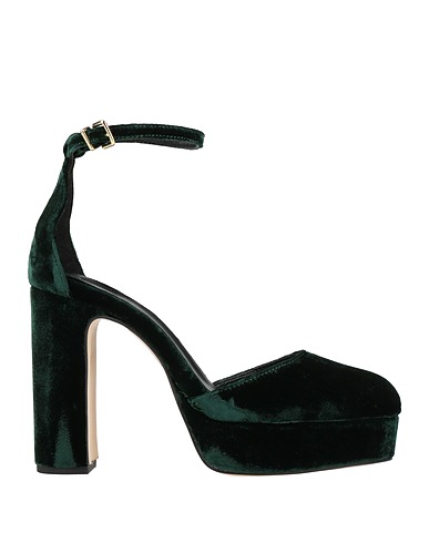 PEDRO MIRALLES Pump Dark green Textile fibers