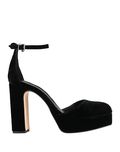 PEDRO MIRALLES Pump Black Textile fibers
