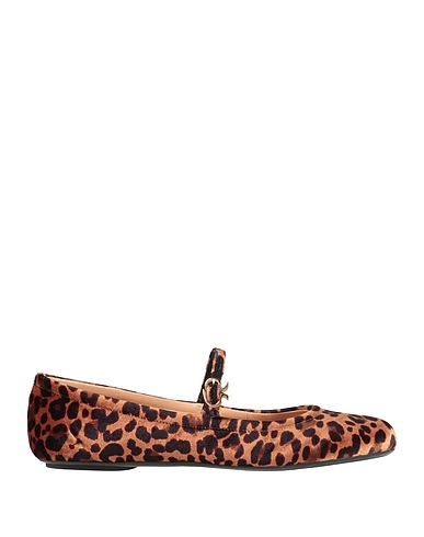 GIANVITO ROSSI Footwear Camel Textile fibers