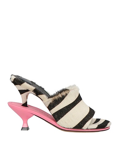 JACQUEMUS Sandals Ivory Leather