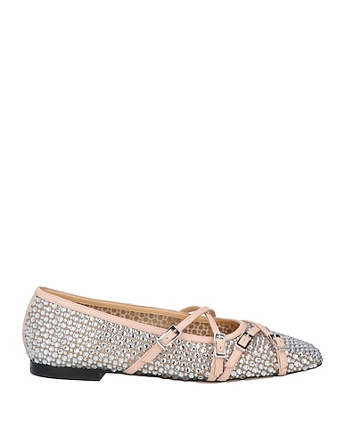 MACH & MACH Footwear Light pink Leather, Textile fibres
