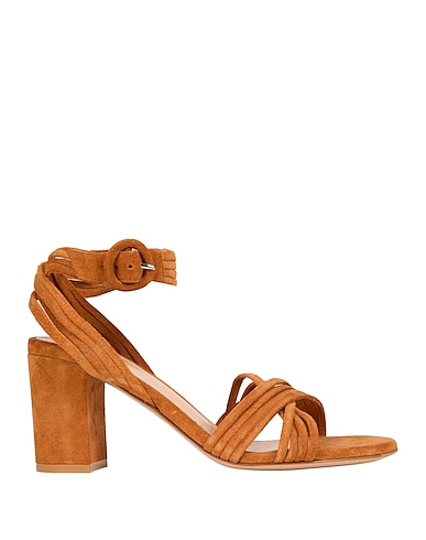 GIANVITO ROSSI Sandals Camel Leather