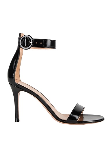 GIANVITO ROSSI Sandals Black Leather