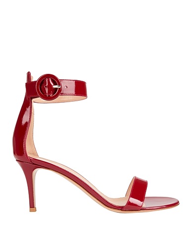 GIANVITO ROSSI Sandals Brick red Leather