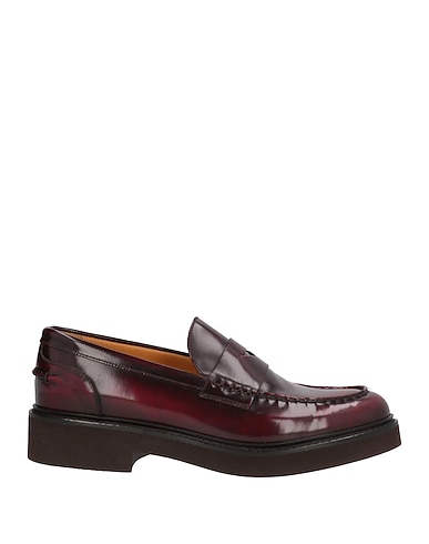 DOUCAL'S Loafers Burgundy Leather