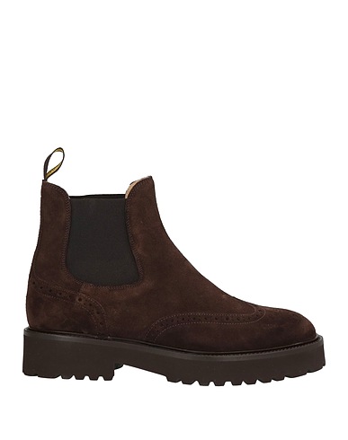 DOUCAL'S Ankle boot Dark brown Leather