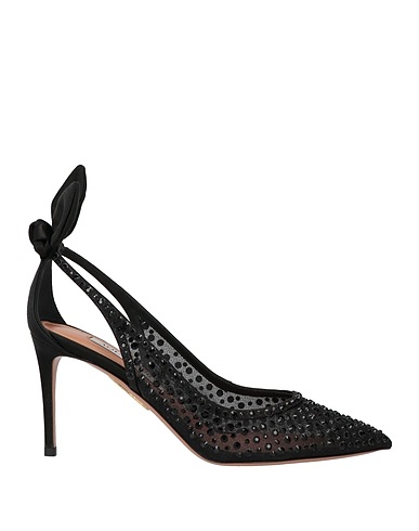 AQUAZZURA Pump Black Textile fibers