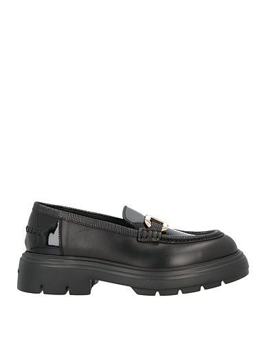 FERRAGAMO Loafers Black Leather