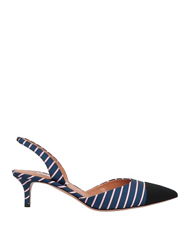 AQUAZZURA Pump Navy Textile fibers