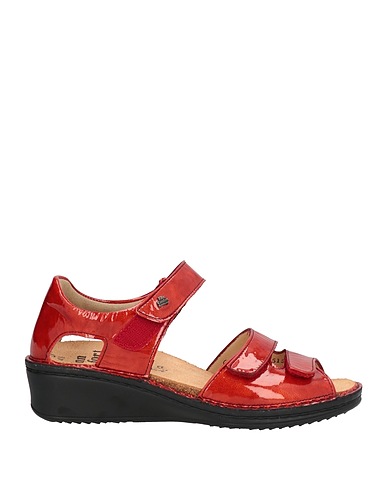 FINN COMFORT Sandals Red Leather