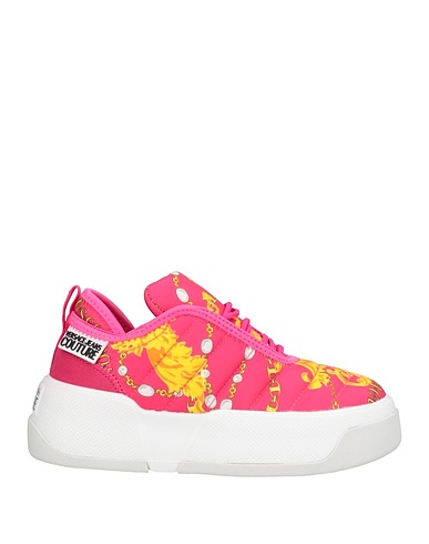 VERSACE JEANS COUTURE Sneakers Fucsia Fibre tessili, Materiale sintetico