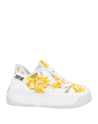 VERSACE JEANS COUTURE Sneakers Weiß Gewebefasern, Synthetisches Material