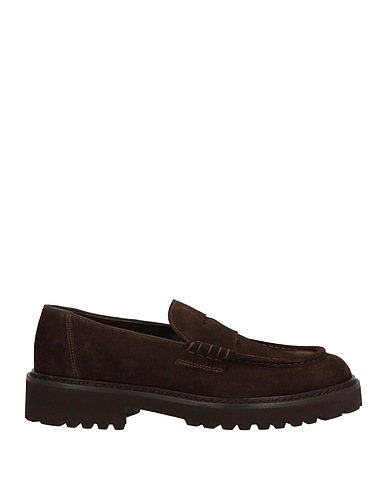 DOUCAL'S Loafers Dark brown Leather