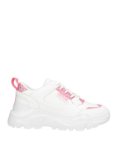 VERSACE JEANS COUTURE Sneakers Weiß Leder, Polyurethan