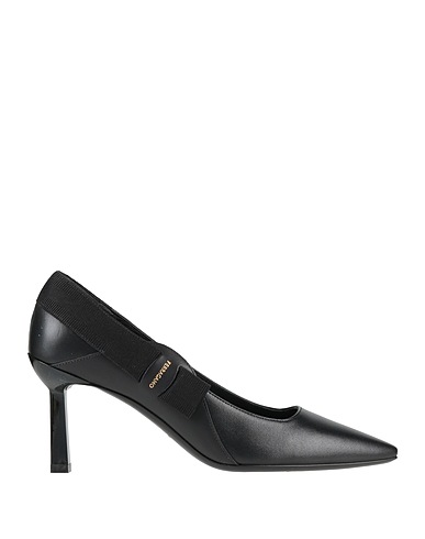 FERRAGAMO Pump Black Lambskin, Calfskin
