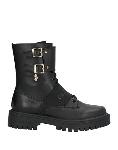 U.S.POLO ASSN. Stiefelette Schwarz Leder