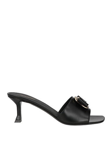 FERRAGAMO Sandals Black Lambskin